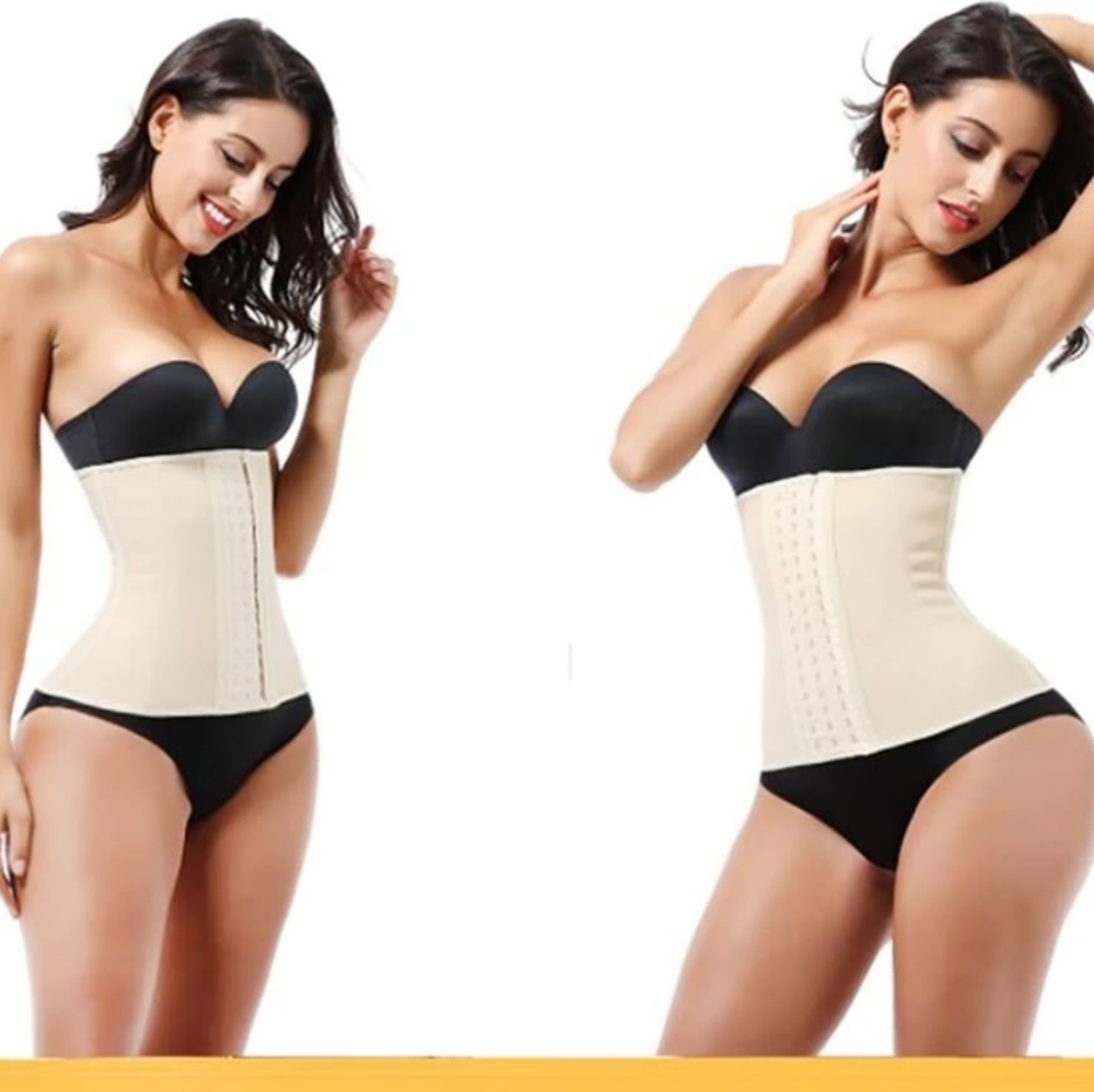 Latex waist trainer, upper body girdle steel bone - Picture 2 of 3